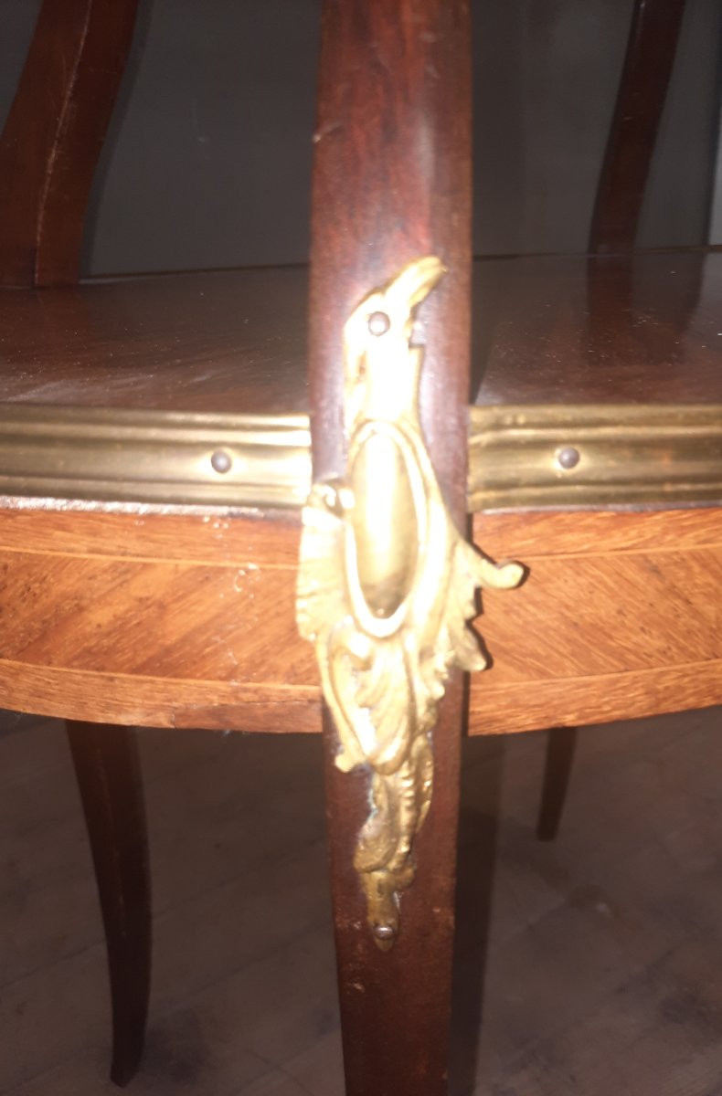2-shelf Sideboard 1900 Louis XV Style-photo-4