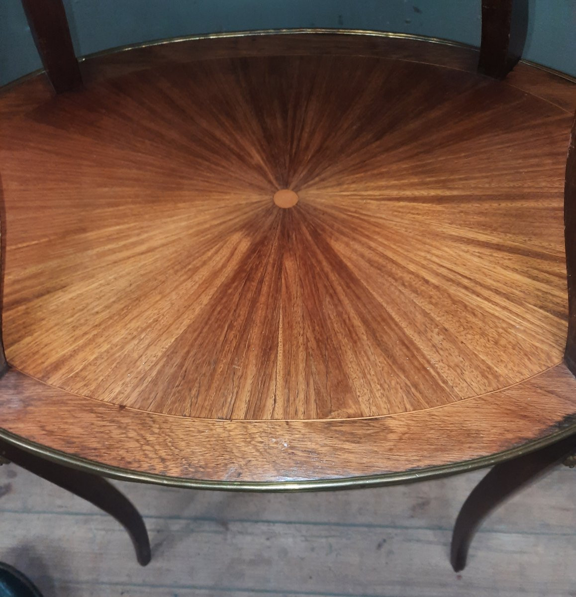 2-shelf Sideboard 1900 Louis XV Style-photo-6