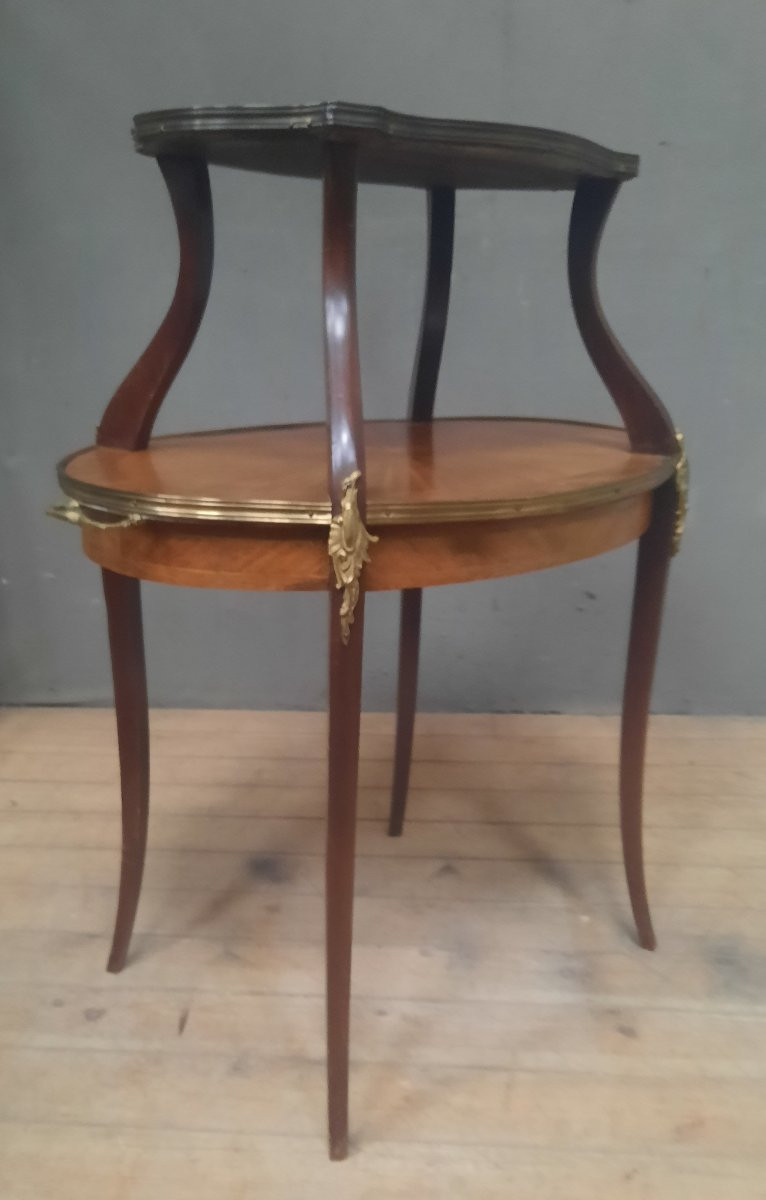 2-shelf Sideboard 1900 Louis XV Style-photo-8