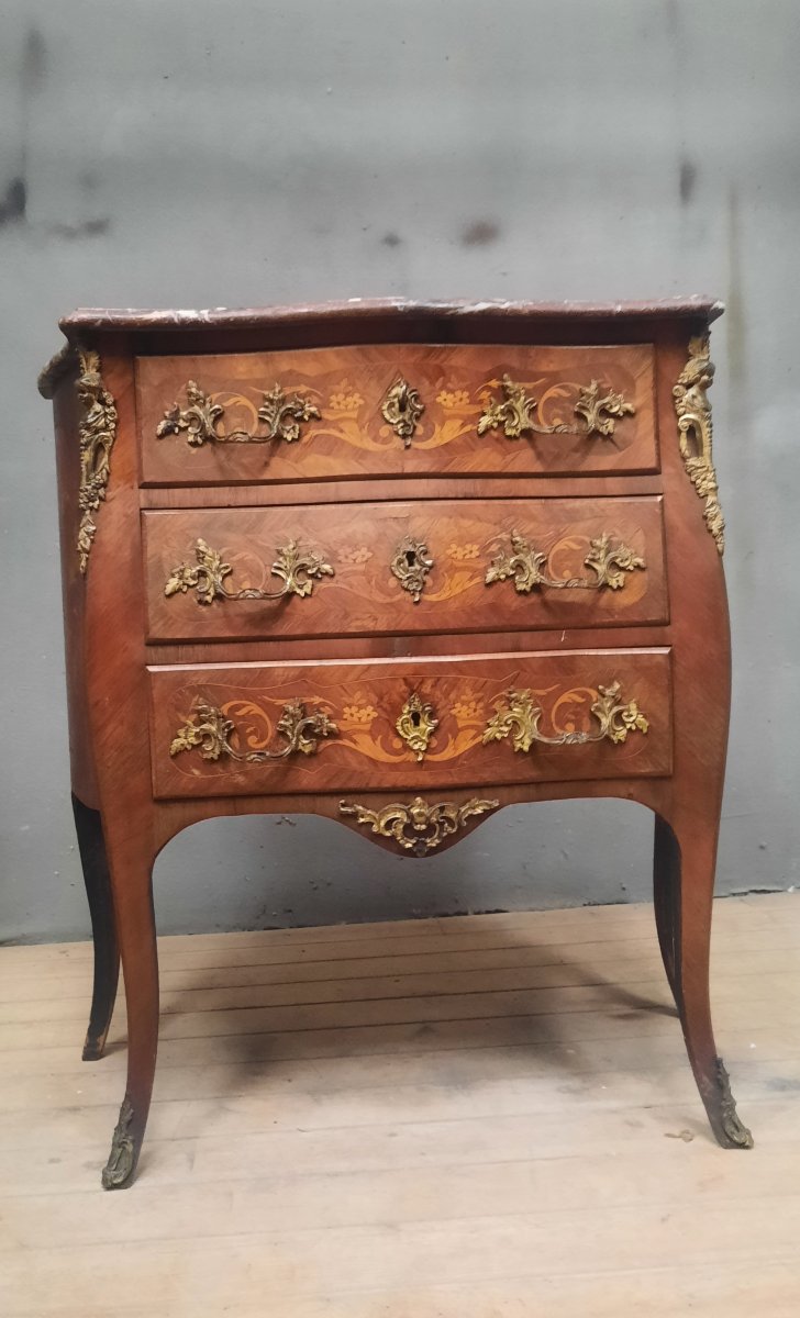 Commode style Louis XV fin dix-neuvieme siècle -photo-3
