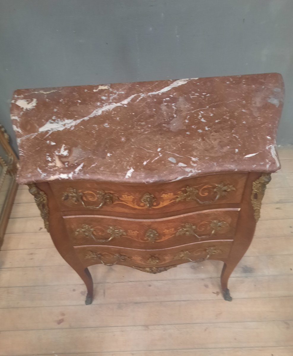 Commode style Louis XV fin dix-neuvieme siècle -photo-4