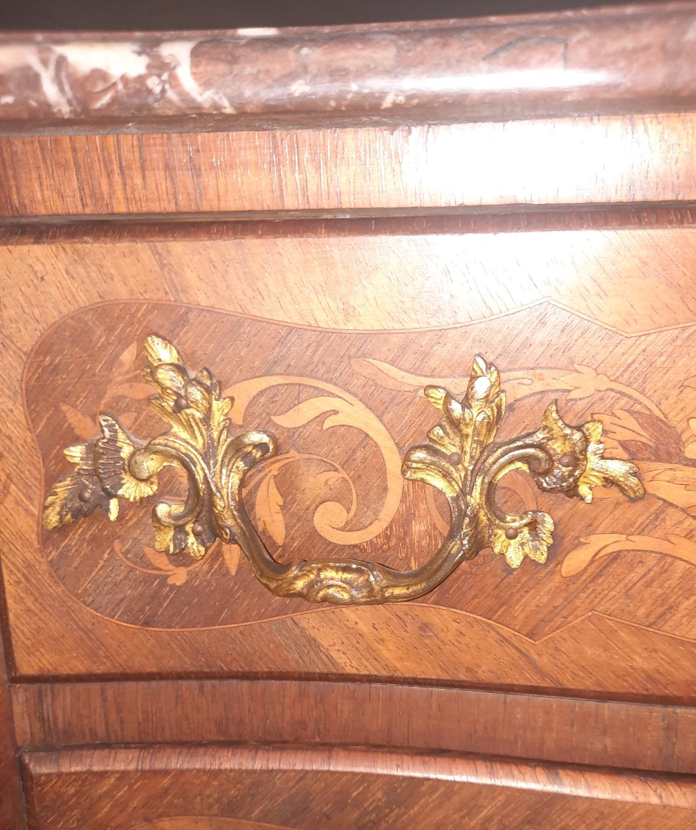 Commode style Louis XV fin dix-neuvieme siècle -photo-1