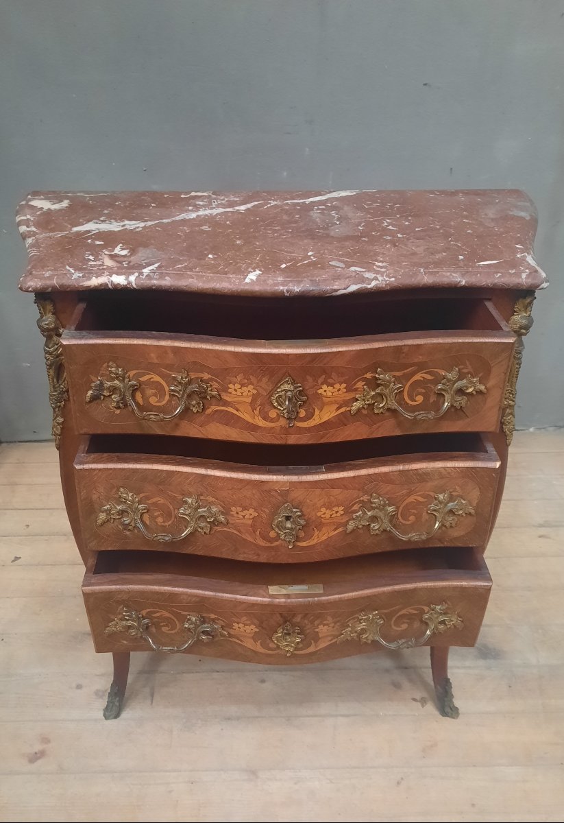 Commode style Louis XV fin dix-neuvieme siècle -photo-3