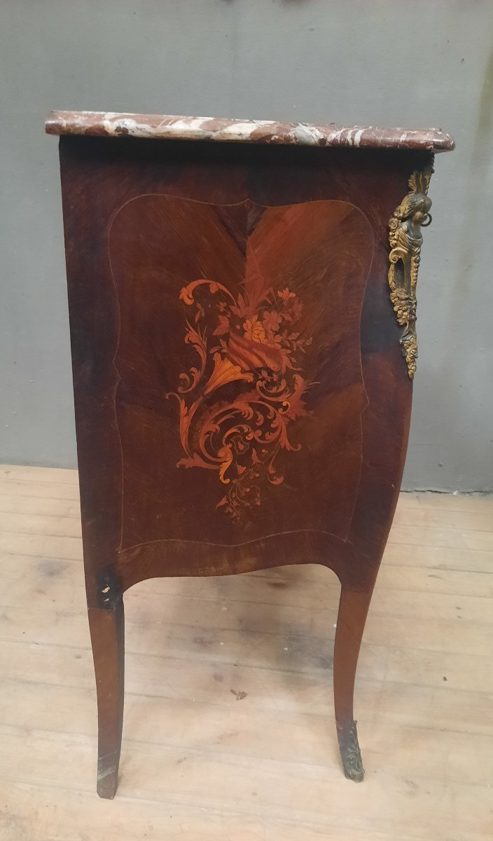 Commode style Louis XV fin dix-neuvieme siècle -photo-7