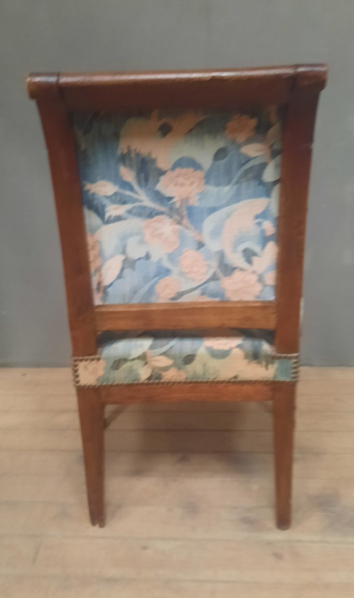 Faiteuil  d époque directoire tapissé -photo-7