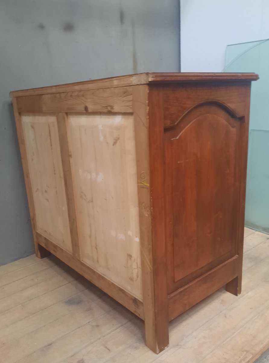 Louis XIV-style Chest Of Drawers In Natural Wood-photo-4