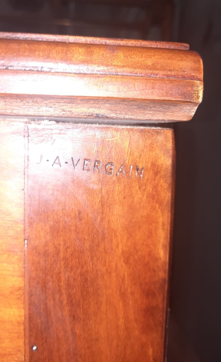 Louis XIV-style Chest Of Drawers In Natural Wood-photo-6