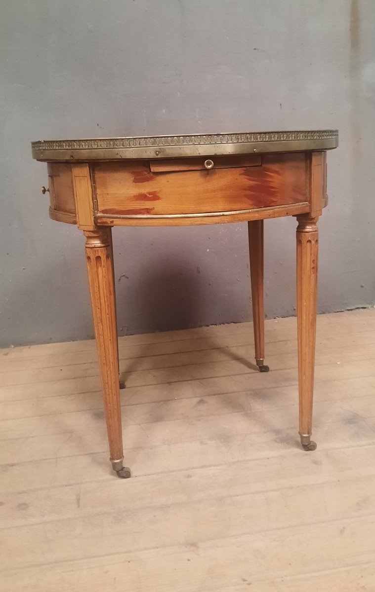 Table bouillotte de style Louis XVI -photo-2