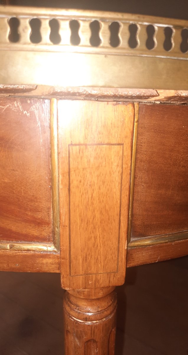 Table bouillotte de style Louis XVI -photo-2