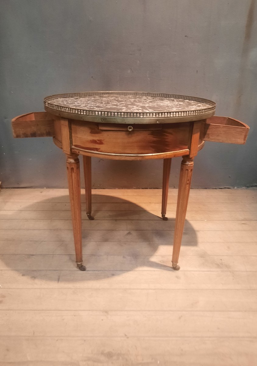 Table bouillotte de style Louis XVI -photo-7