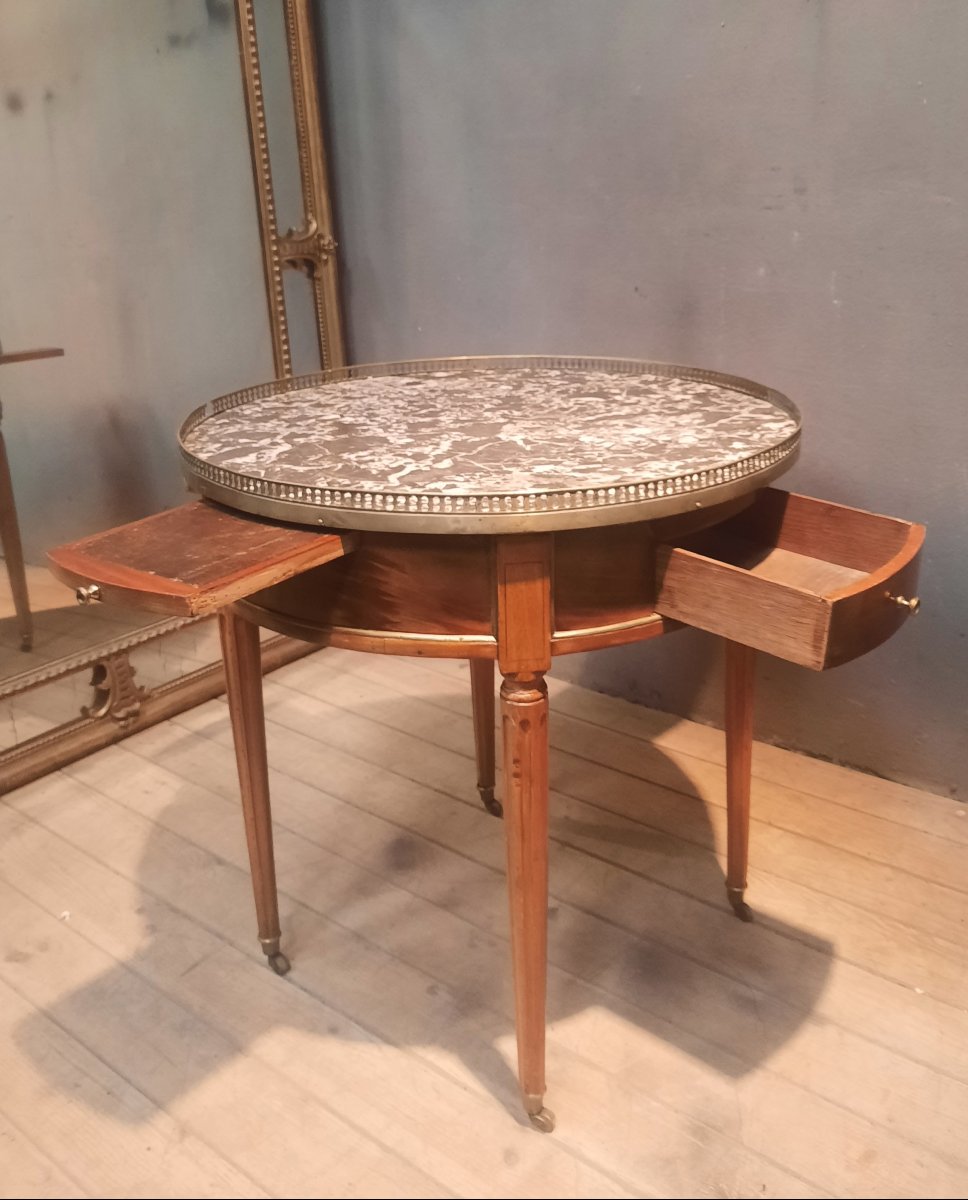 Table bouillotte de style Louis XVI -photo-8