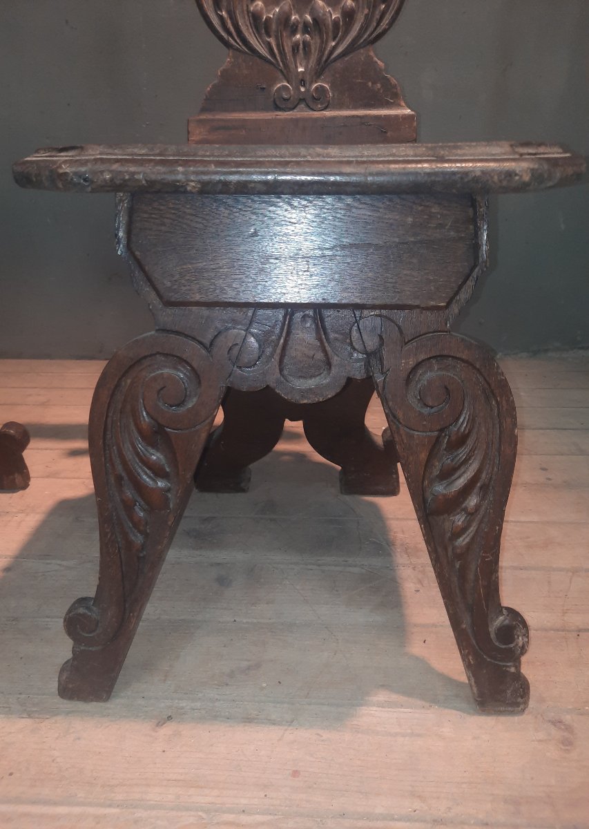 Paire de chaise escabelle -photo-5