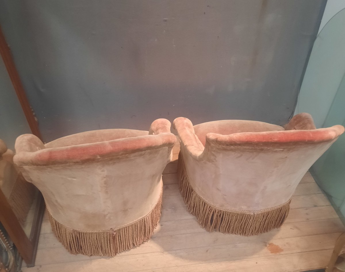 Paire de fauteuil crapaud-photo-1