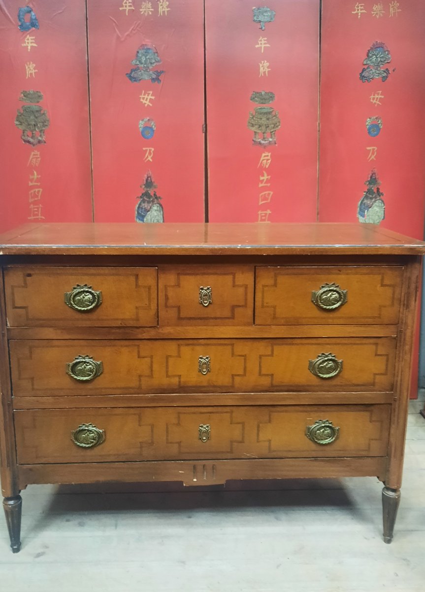 8louis XVI-style Chest Of Drawers -photo-2