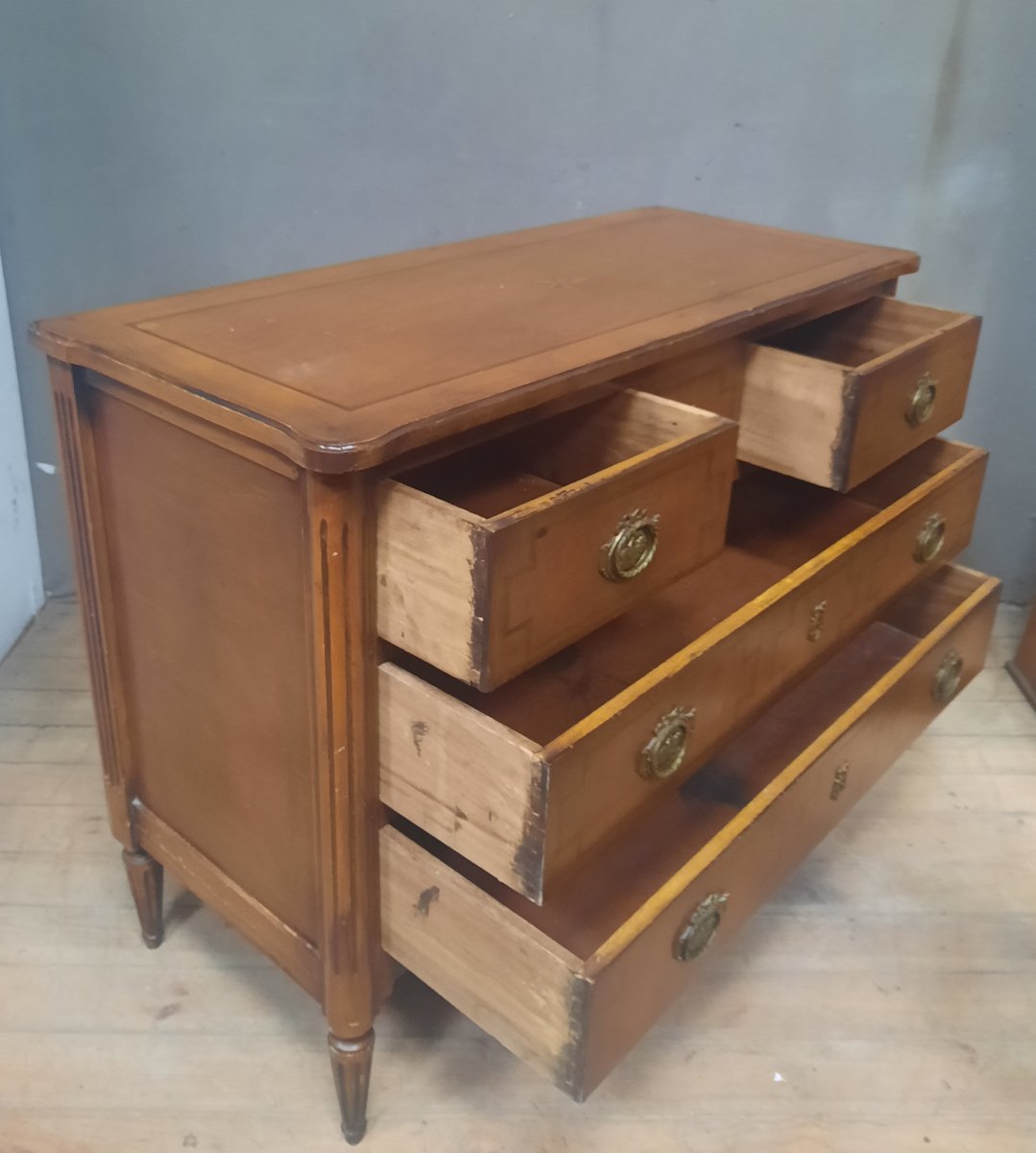 8louis XVI-style Chest Of Drawers -photo-3