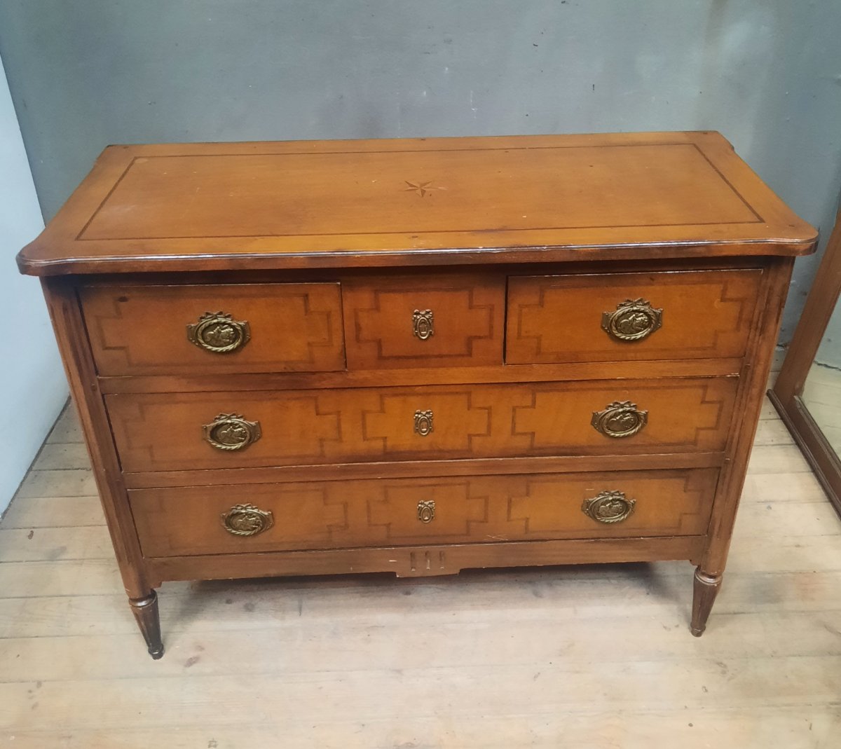 8louis XVI-style Chest Of Drawers 