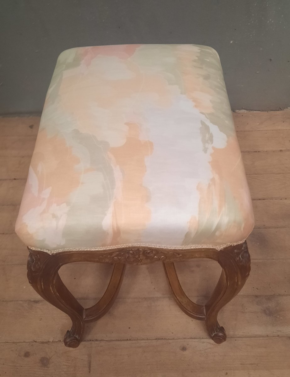 Louis XV-style Pouf With Rocaille Motifs -photo-7