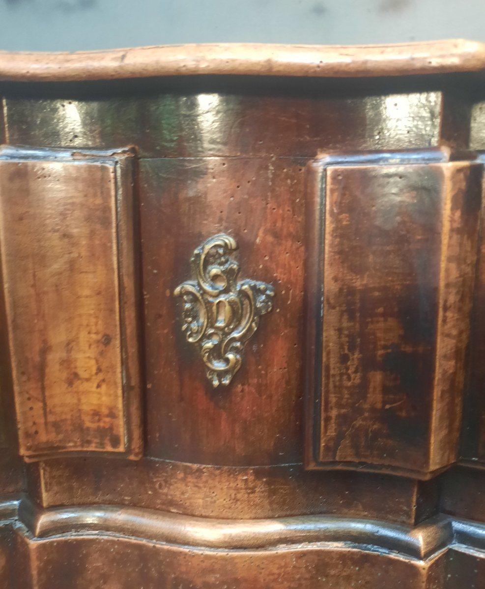 Commode d epoque Louis XV en bois massif -photo-7