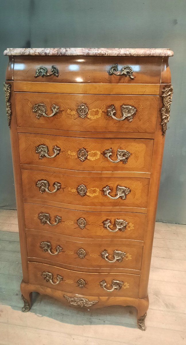 Louis XV-style Marquetry Weekly Planner -photo-2