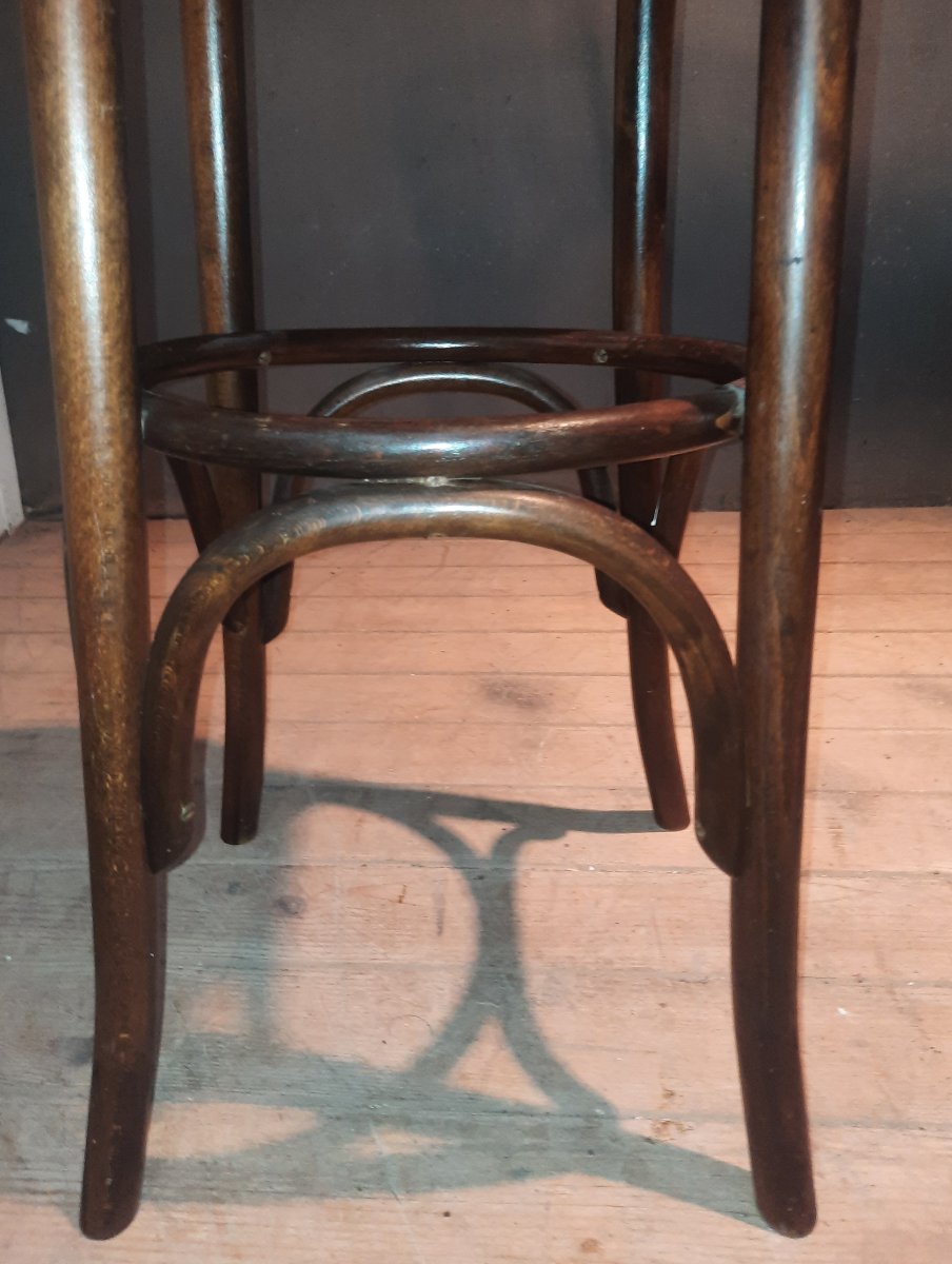 Set Of 4 Thonet-style Bar Stools -photo-7