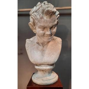 Faun Bust On Shower Stand