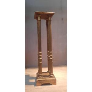 Selette dorée style Louis XVI 
