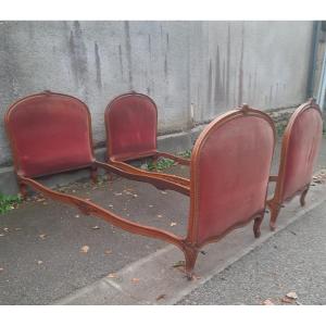 Paire de lit style Louis XV 