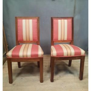 Pair Of Consulate Period Chairs