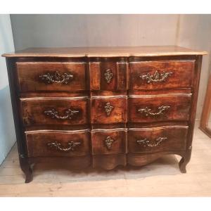 Commode d epoque Louis XV en bois massif