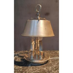 Silver-plated Louis XVI-style Hot-water Bottle Lamp
