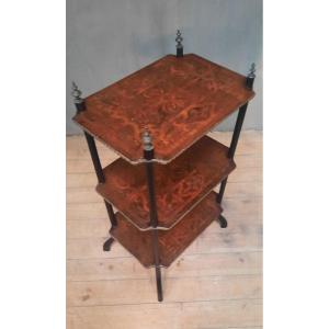Napoleon III-style Side Table With Marquetry