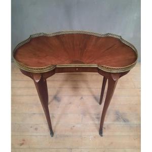 Kidney-shaped Table With Napoleon III Veneer