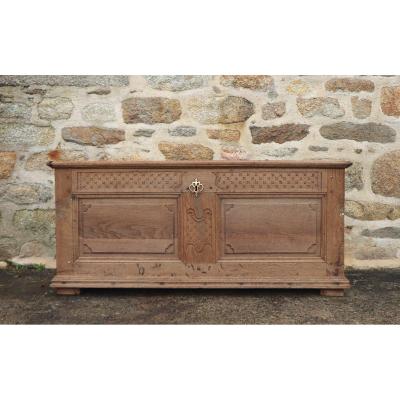 Large 18th Century Wooden Chest