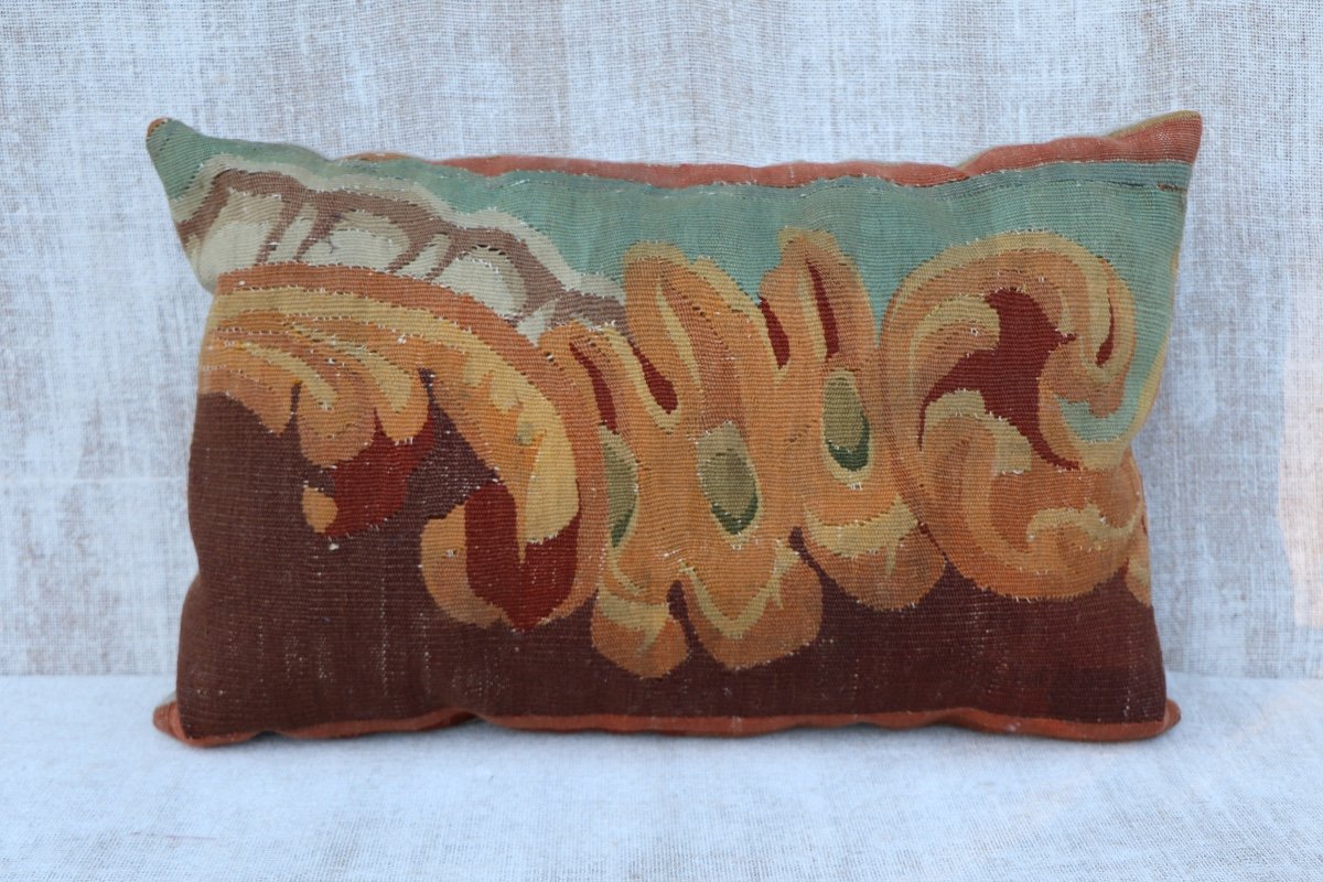 Coussin Aubusson XIXème Château-photo-1