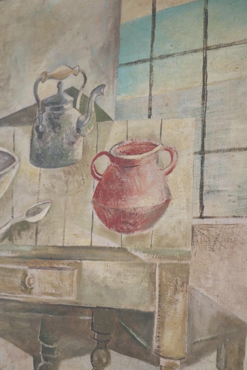 Large Oil On Canvas Patterson XX-photo-1