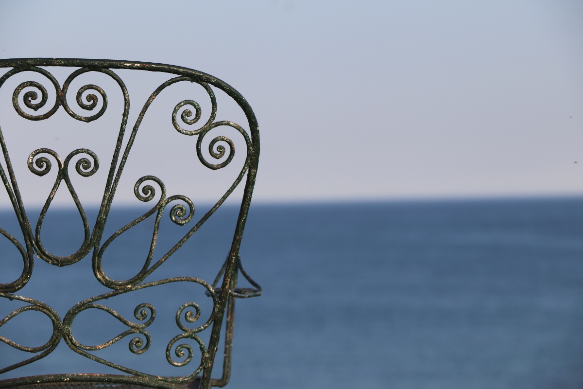 Set Of 4 Wrought-iron Garden Chairs, France, 20th Century-photo-4