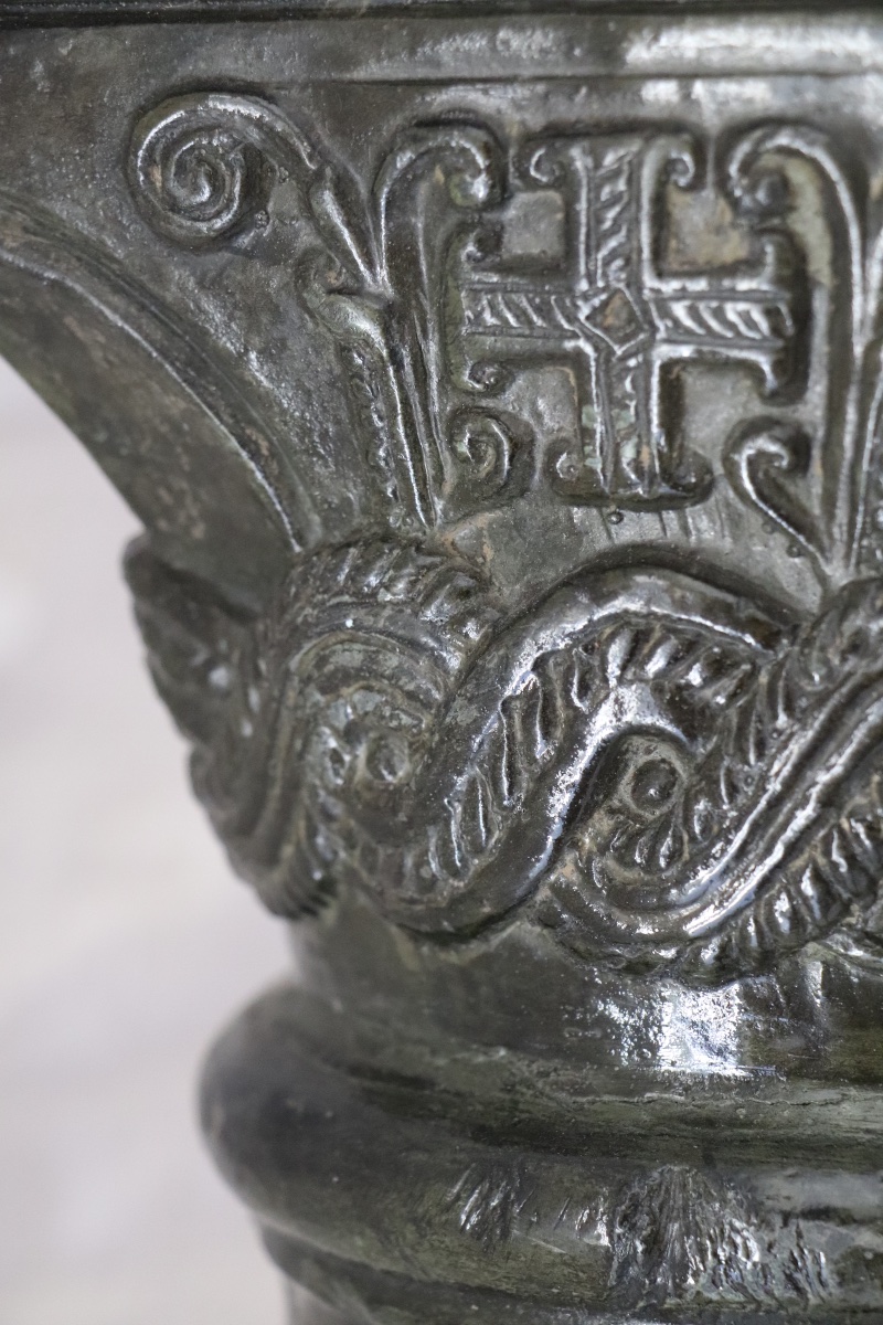 Large Twisted Column With Saddle, 20th Century-photo-6