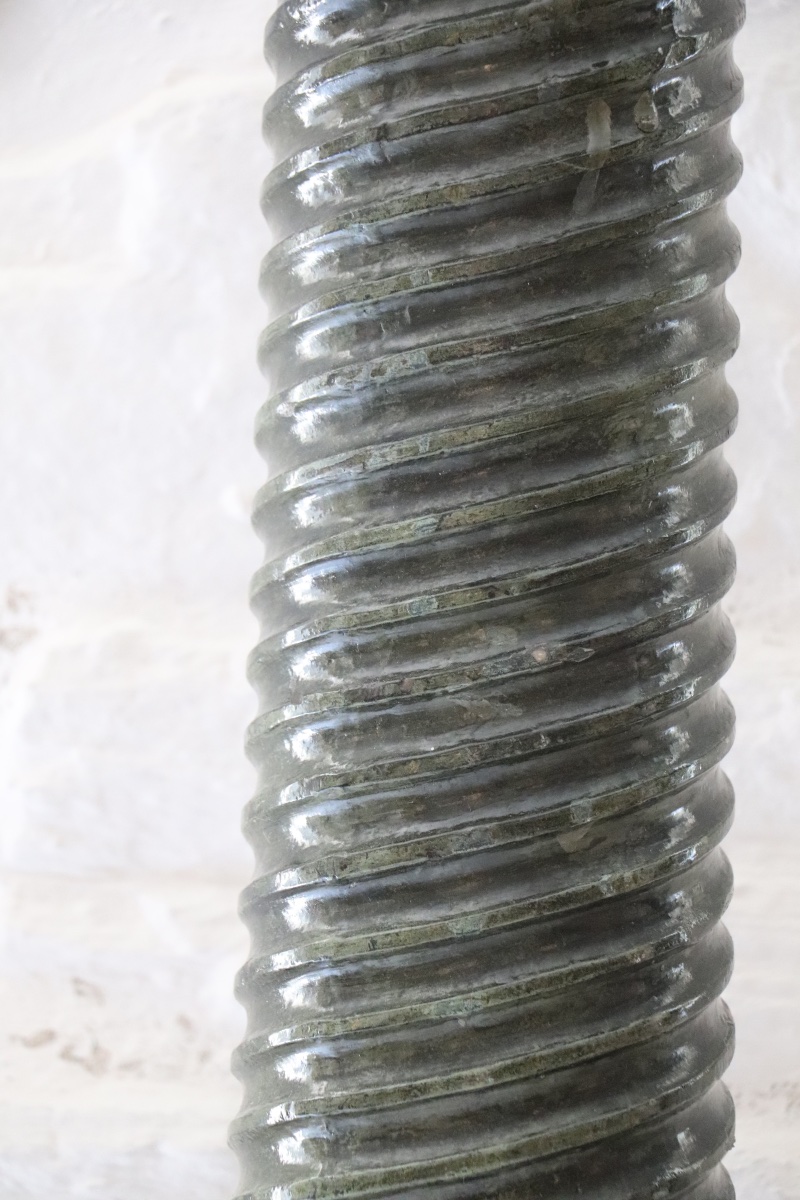 Large Twisted Column With Saddle, 20th Century-photo-8
