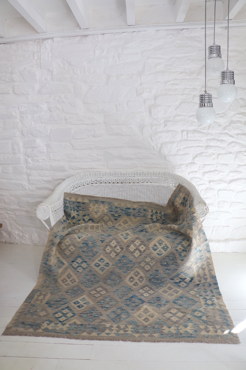  Kilim afghan de Maimana – XXe siècle-photo-4