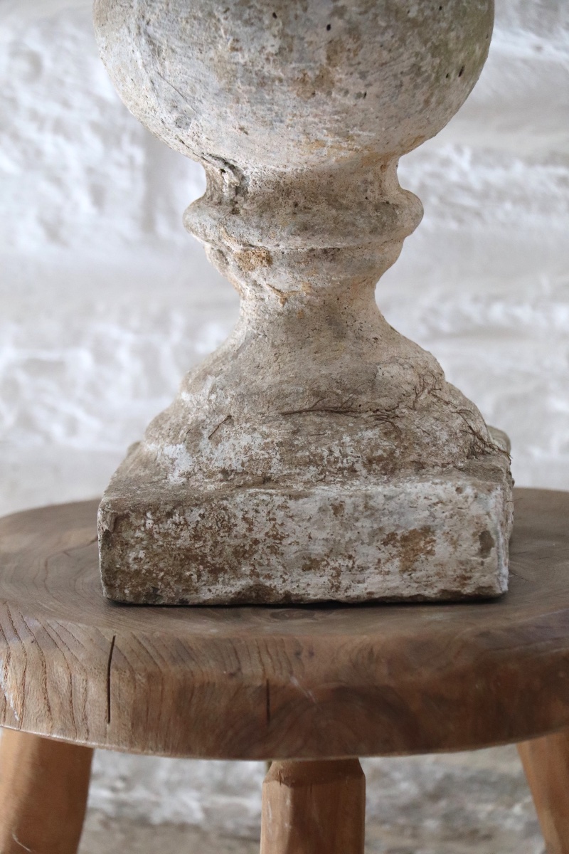 Stone-based Baluster Lamp – 20th Century-photo-1