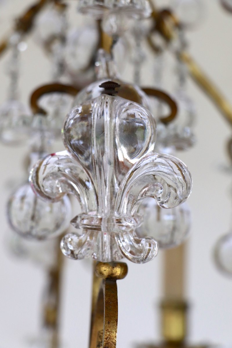 Lustre Aux Fleurs De Lys-photo-2