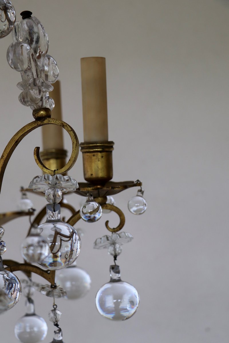 Lustre Aux Fleurs De Lys-photo-4