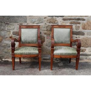 Pair Of Restoration Period Ceremonial Armchairs