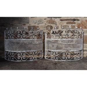 Pair Of Large Candelabra / Chapel Church Grids