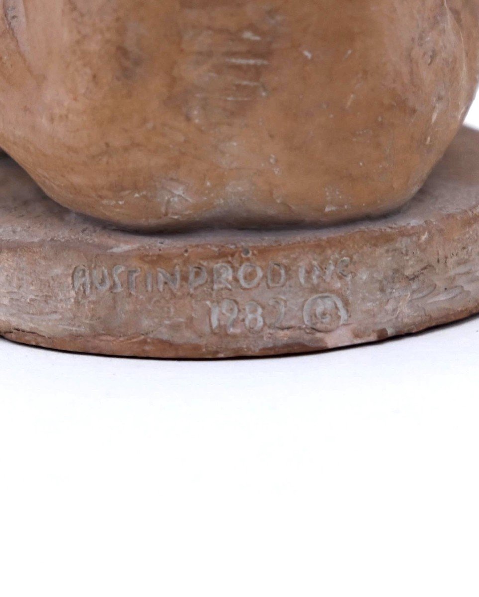 Sculpture By Patrice Hannon For Austin Productions In Terracotta, 1982  -photo-2