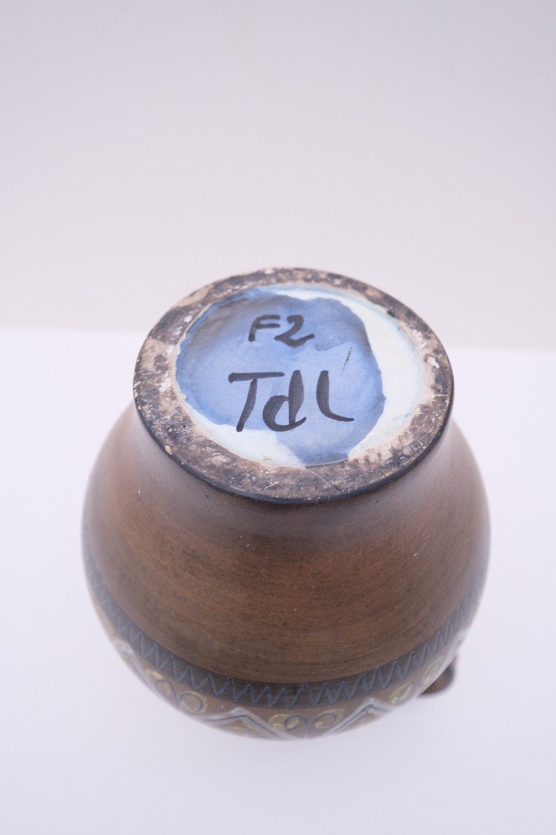 Ceramic Pitcher By Jean De Lespinasse, France 1970 -photo-2