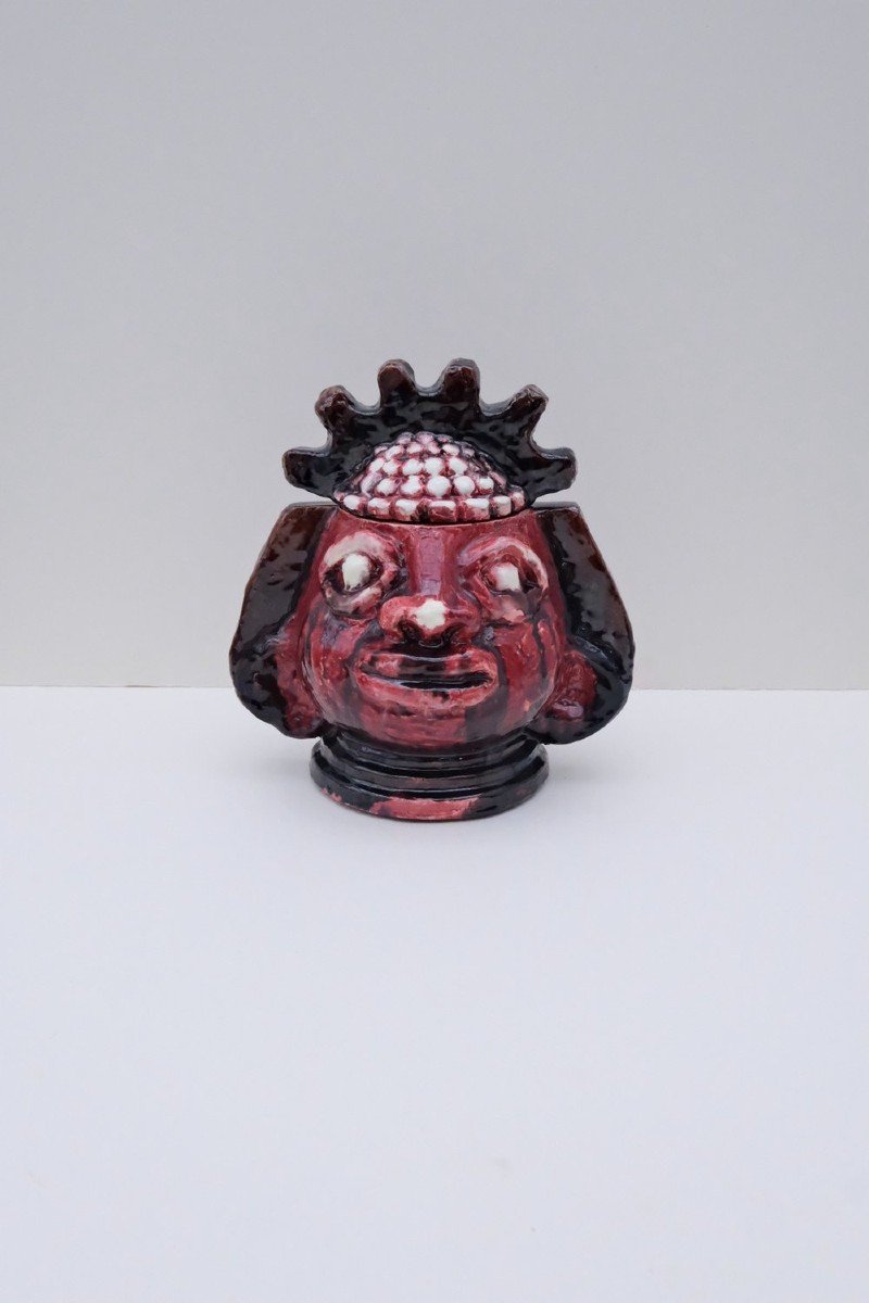 Ceramic Pot By Guillaume Met De Penninghen, France 1950  -photo-3