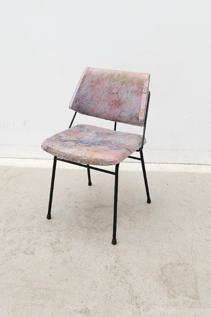 Metal And Fabric Chair, 1950 