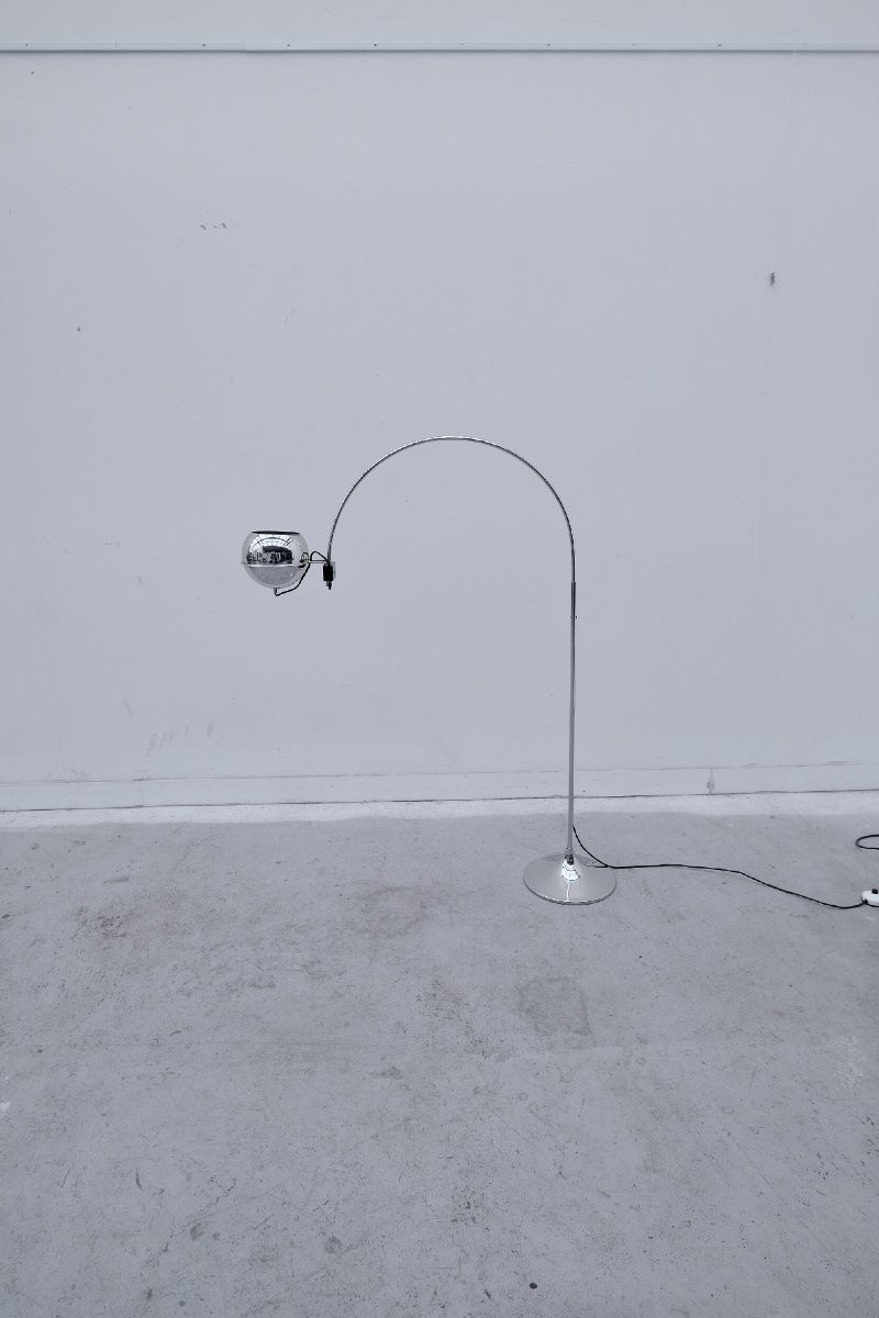Lampadaire Arc De Gebroeders Posthuma Pour Gepo En Chrome, 1970 -photo-4