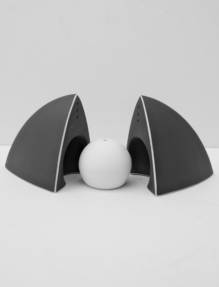 "louise" Salt And Pepper Shakers By Jean Yves Griol In Ceramic  
